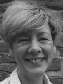 Portrait shot of Sue Spaven.